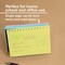 BAZIC Colored Ruled Index Cards, 3 x 5 in, Spiral Bound, Sturdy Card Stock